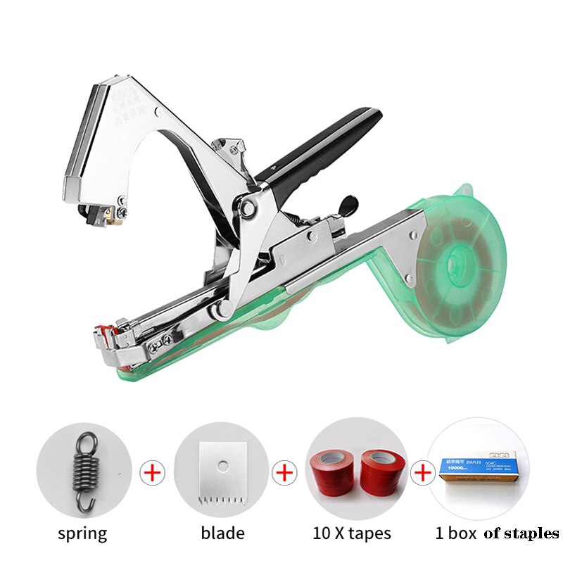 Tying Machine Garden Tools Plant Branch Hand Tying Vegetable Tapetool Tapener Tool Tying Branch Bind: Set C