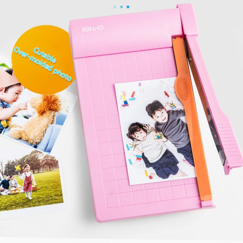 13931 Mini Paper Trimmer A5 Photo Paper Guillotine Built-in Ruler Mini Paper Cutter Office School Stationery Cutting Supplies