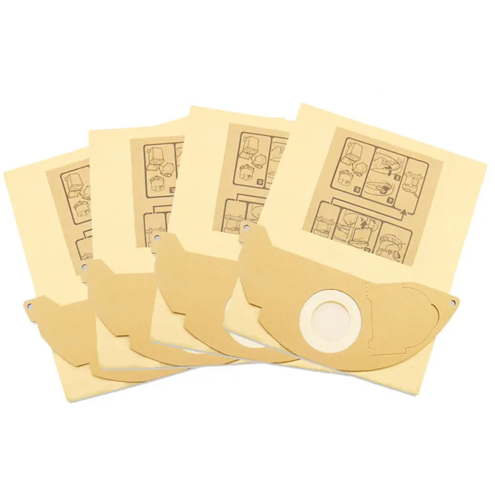 For Germany Karcher vacuum cleaner filter dust bag MV2 paper bag a2004 garbage bag wd2 two hundred and fifty A2000 2003 2004: light yellow