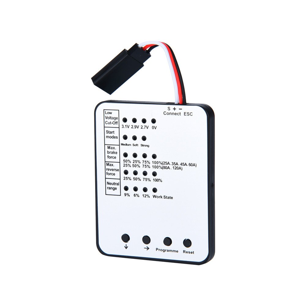 Programming Card For RC Car ESC Brushless Electronic Speed Controller 1203#2