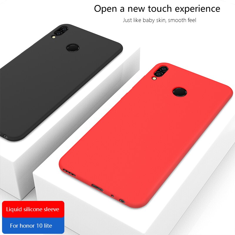 FCOWB für huawei P Clever fallen Anti-klopfen Offizielle flüssigkeit silikon telefon fallen für huawei ehre 10 lite P Clever Z abdeckung