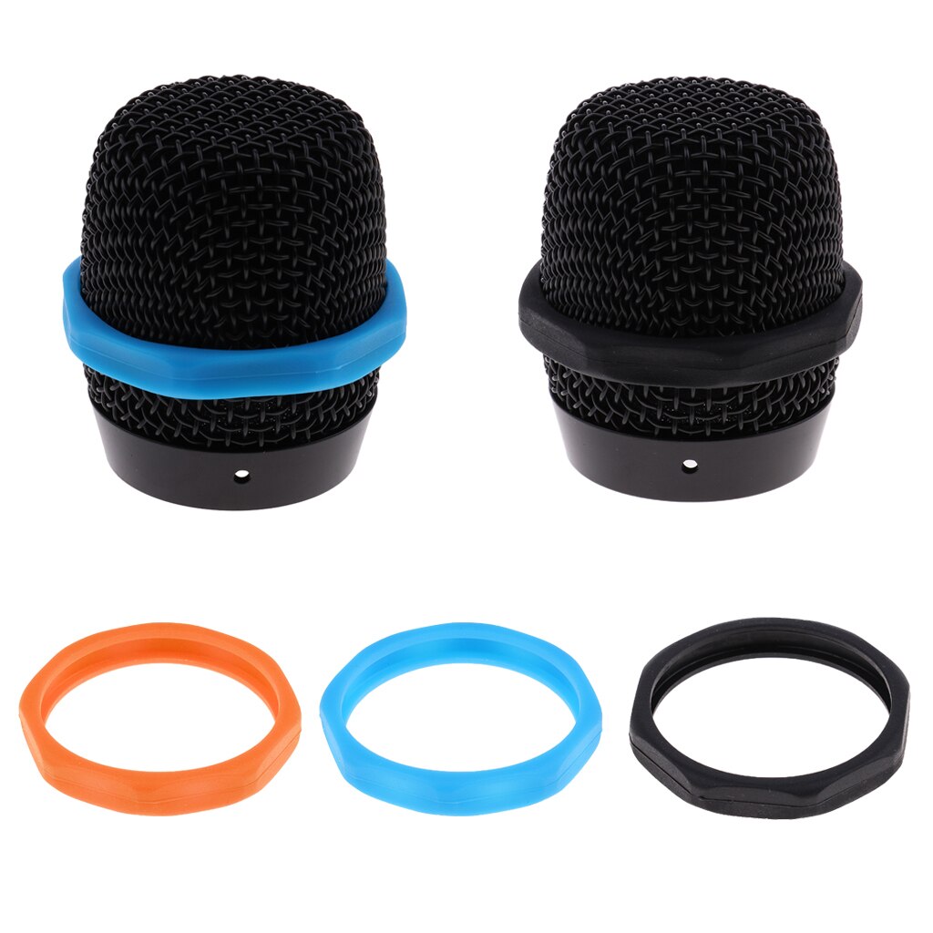 5pcs Microphone Slip Anti-Rolling Protection Ring Mic Silicone Ring