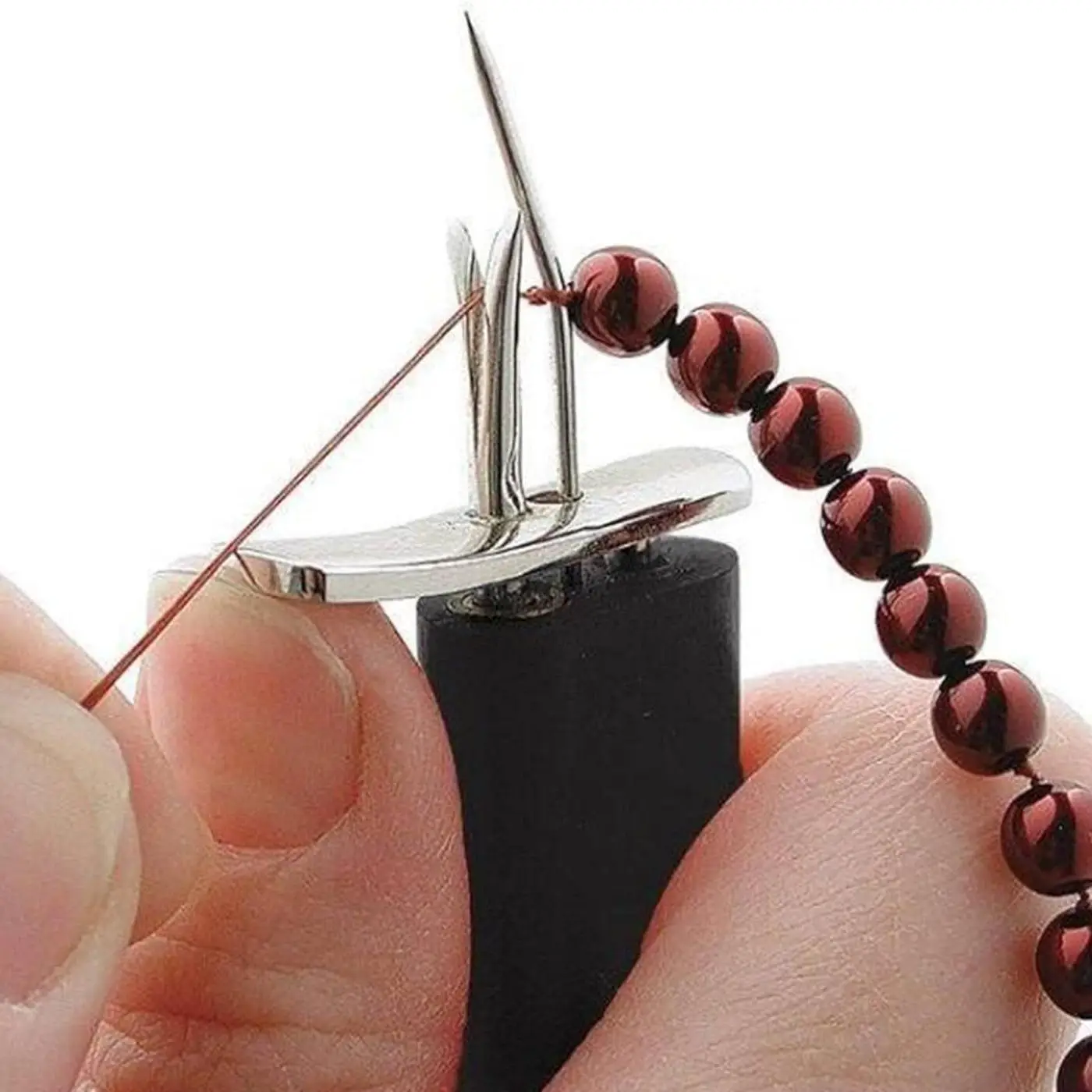 Seidenfaden, Perlenknoter, Perlenachat, Jade, verlieren Perlen, Schmuck, DIY-Werkzeug, einfach zu verwendendes Perlenwebset zum Basteln