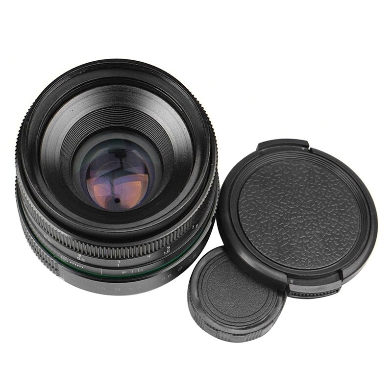 Camera Lens 50Mm F1.8 APS-C Cctv Tv Movie Lens + C-NEX Adapter Ring Voor Sony Mini Slr Camera