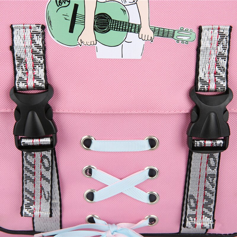 Roze Canvas Rugzak Vrouwen Schooltassen Voor Tienermeisjes Preppy Stijl Grote Capaciteit Usb Back Pack Rugzak Jeugd Bagpack