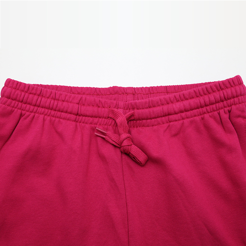 Calça feminina roxa rosa malha calça algodão moderna com bolsos cintura cordão confortável calça folgada fitness