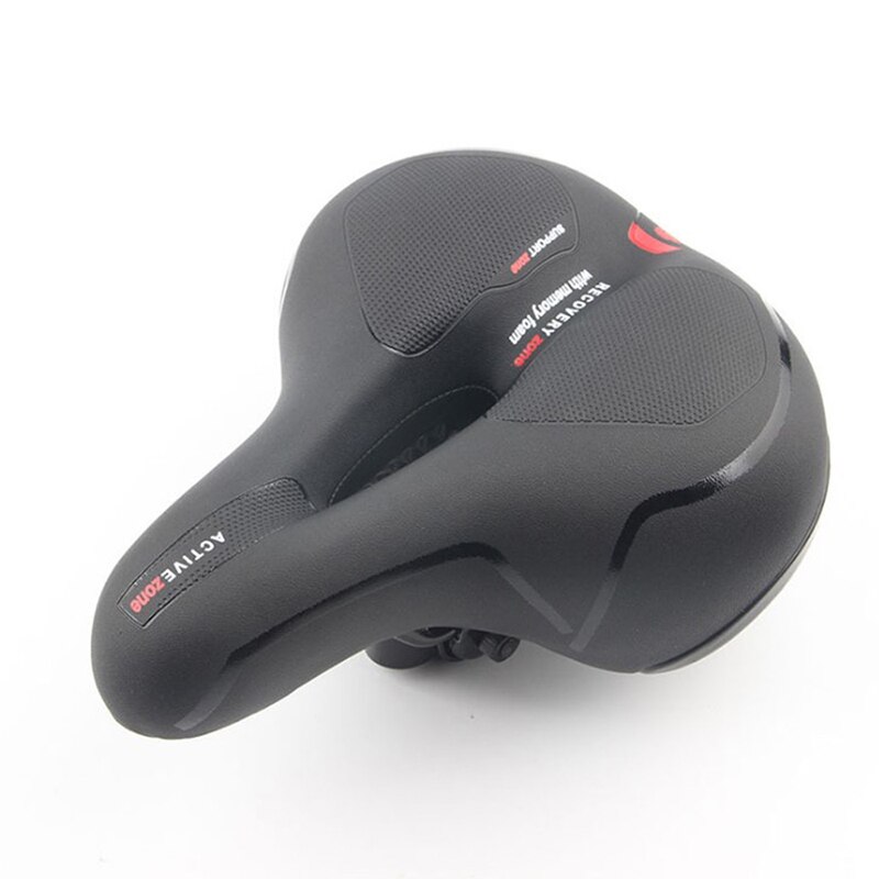 Comfort Bike Seat,Wide Bicycle Saddle Replacement Memory Foam Padded Soft Bike Cushion with Absorbing Universal Fit