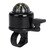 Cloche de vélo VTT boussole aluminium équipement de cyclisme accessoires corne alarme sonore alliage sûr clair: Black