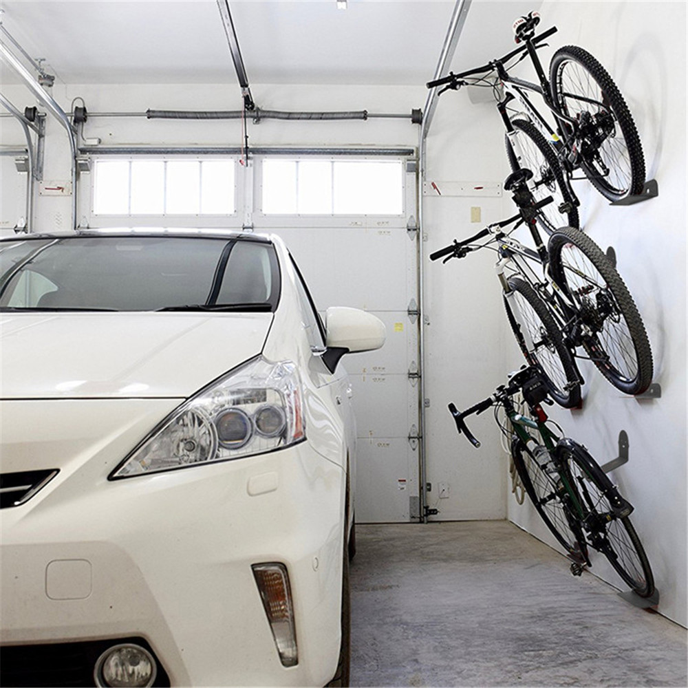 Cykelstativ pedalkrog vægophæng bøjle hjulholder display opbevaringsbeslag mtb cykelpedalskrog