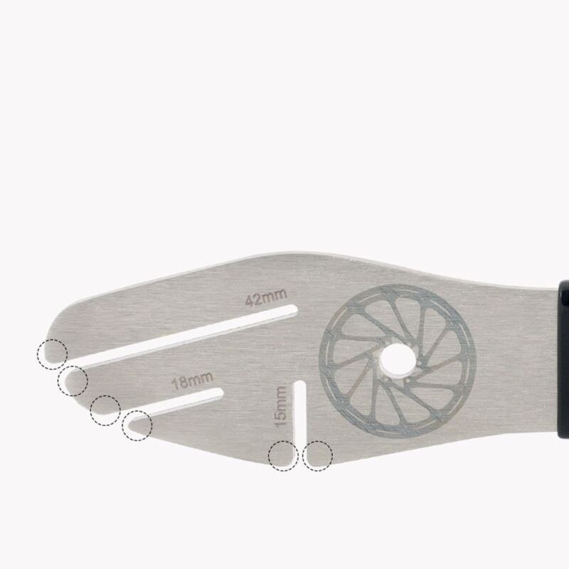 Portable Bike Bicycle Disc Brake Rotor Wheel Center Alignment Tool Wrench