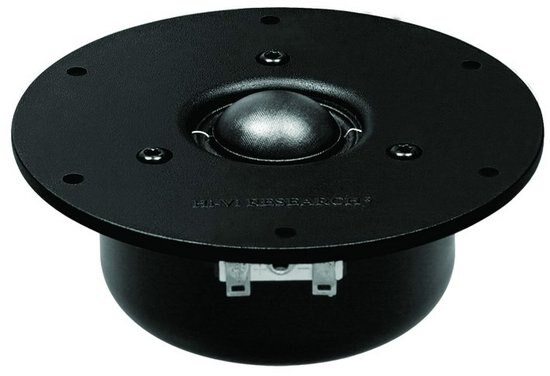 1 Pieces Original HiVi Q1R/Q2R 4&#39;&#39; Black Fabric Dome Tweeter Speaker Driver Unit Magnetism Shielded 6ohm/15W RMS D116mm: 1 Pieces Q1R