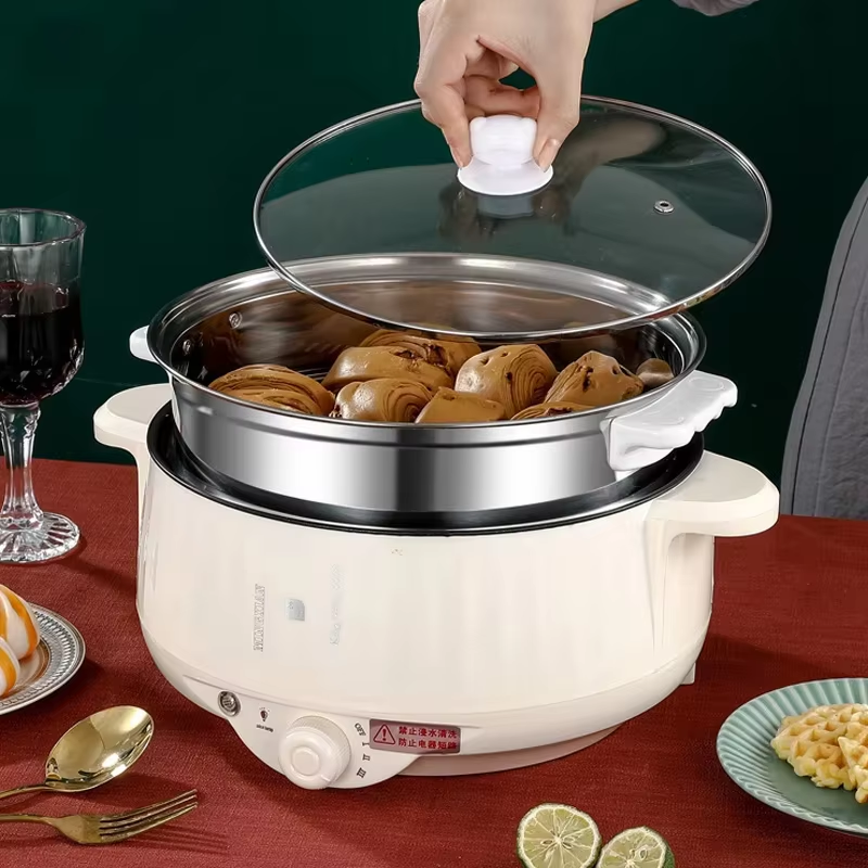 Kleine huishoudelijke elektrische kookpot elektrische hete pot geïntegreerde pot elektrische hete pot multifunctionele rijstkoker roerbak po
