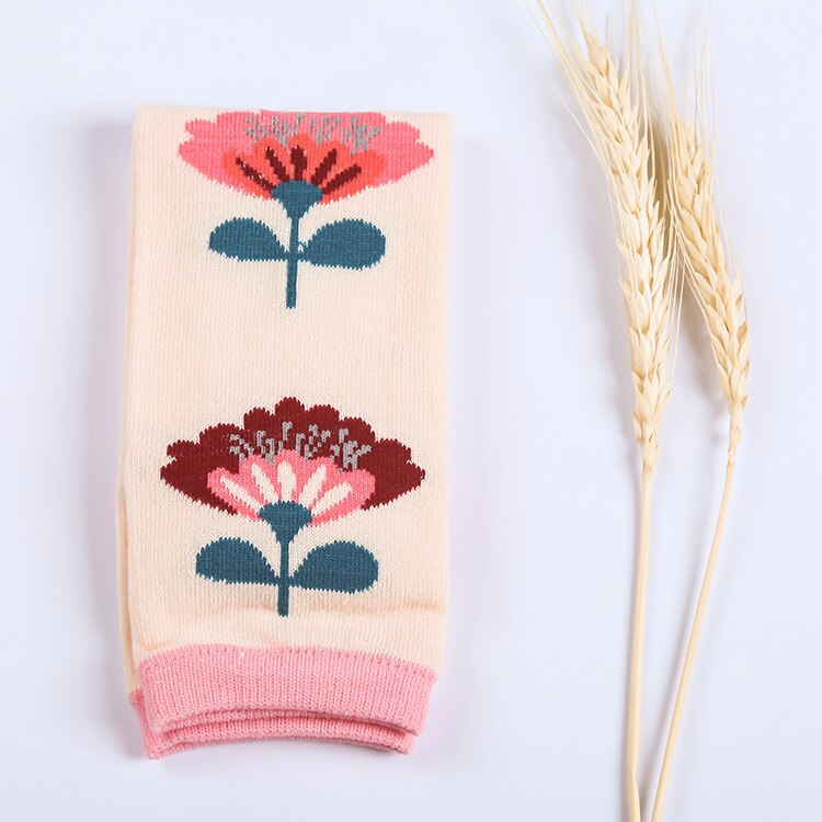 Bébé genou Socks_Air-Conditioning chaleur et résistant aux chutes Socks_Cartoon enfants socks_pure_coton enfants respirant, Sweat-A: E