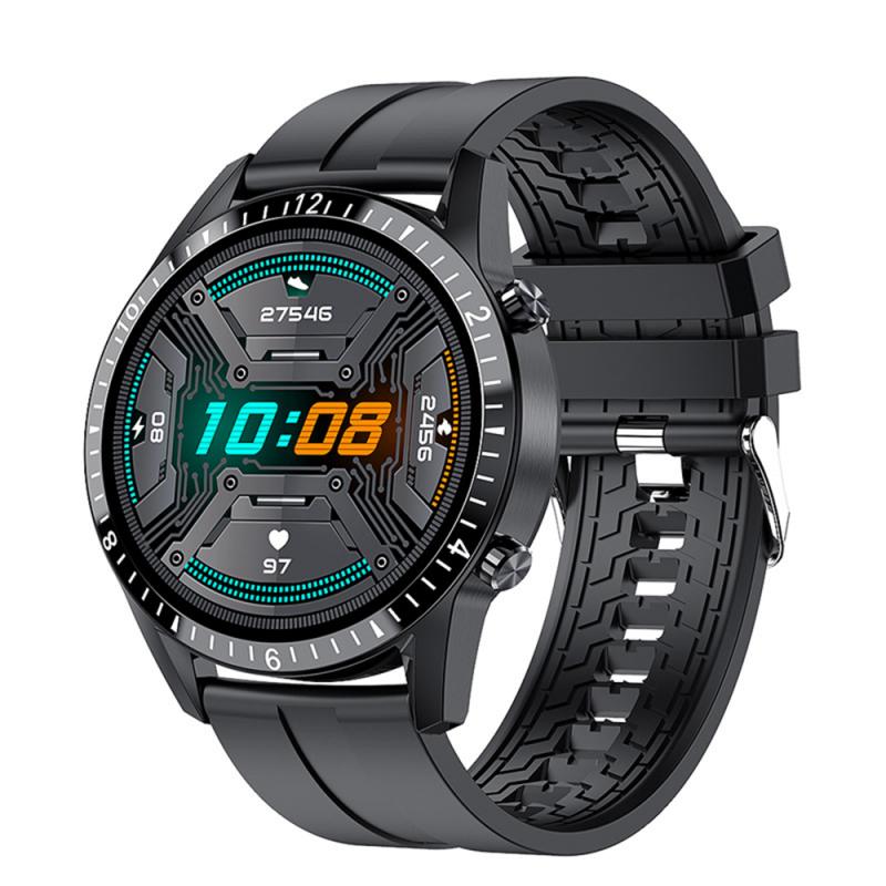 Smartwatch for Men & Women - Bluetooth Smart Band with Heart Rate & Blood Pressure Monitor - Sport Waterproof Watch: Black TPU