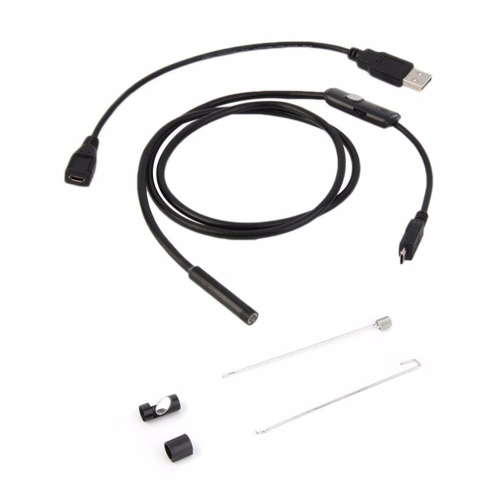 Caméra Endoscope WIFI étanche pour Android, 1m, 6 LED, longue distance focale effective, DFDF
