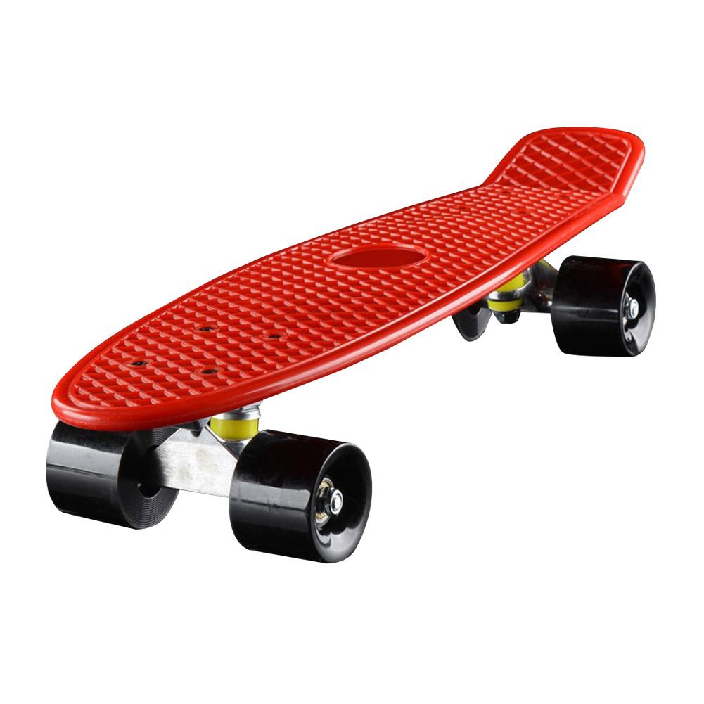 Bambini Professionale di Skateboard Completo Non-Slip Deck Quattro ruote Facile di Skateboard Per Lo Sport All'aperto Per Bambini Adulti di Buona Qualità: Red