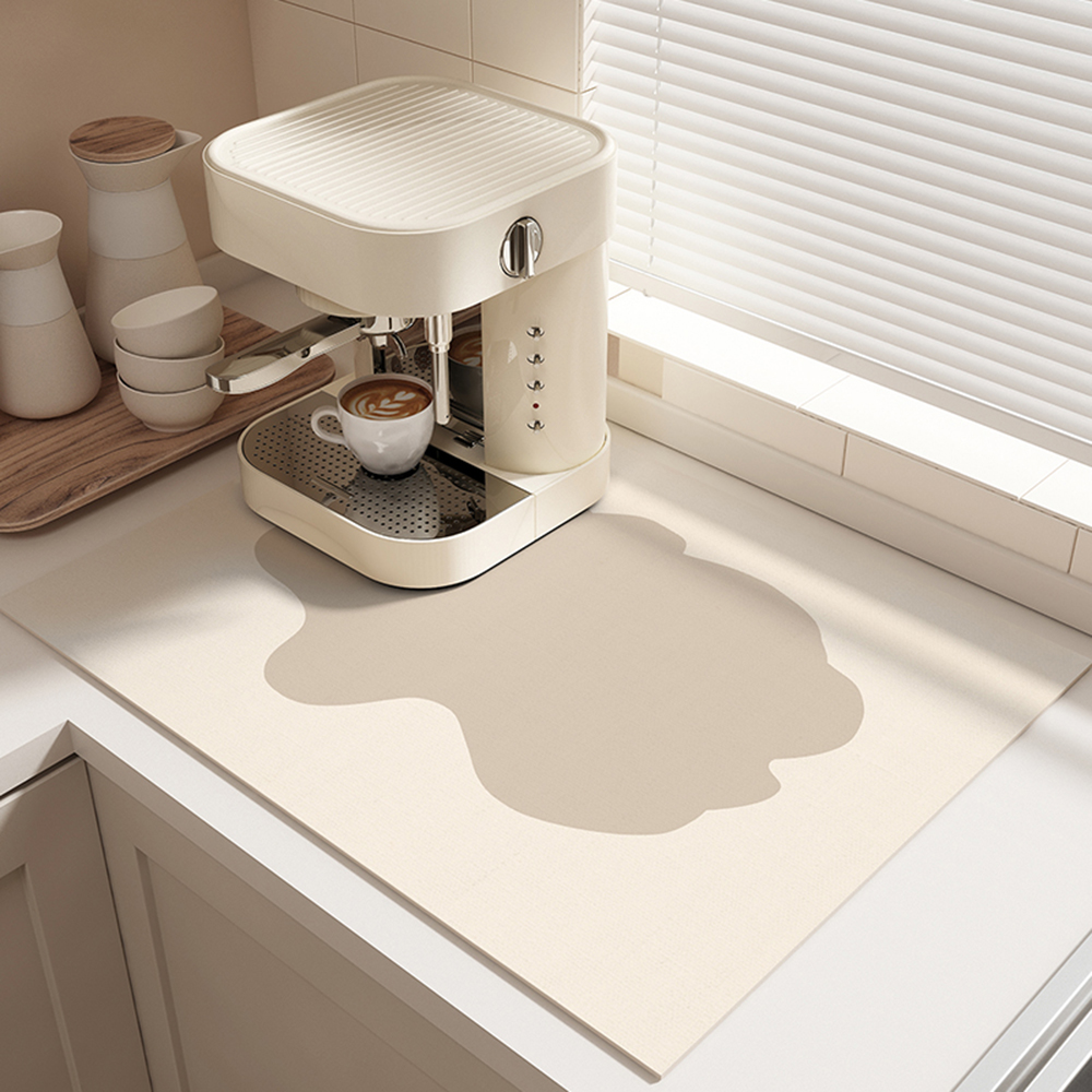 Küchenzubehör saugfähig Küche Abtropfmatte für Couchtisch, Geschirr, Abtropfmatte Küche Abfluss Pads Geschirr Matte