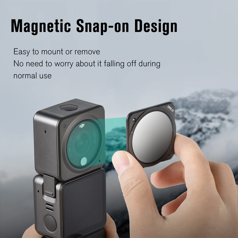 STARTRC-Juego de filtros DJI Action 2, CPL, GND 16 gradiente, ND16, ND32, ND64, filtro ND, lente protectora UV, filtros magnéticos para Cámara de Acción