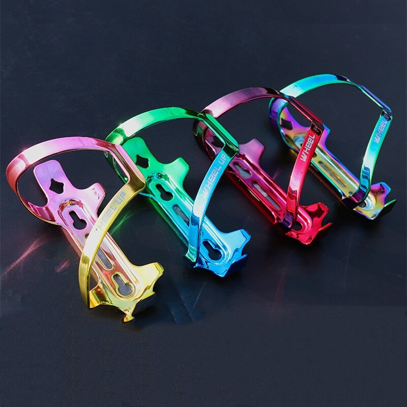 Bunte MTB Mountainbike Straße Fahrrad Wasser Flasche Käfig Aluminium Legierung Hohe Festigkeit Regenbogen Wasser Halter Radfahren Zubehör