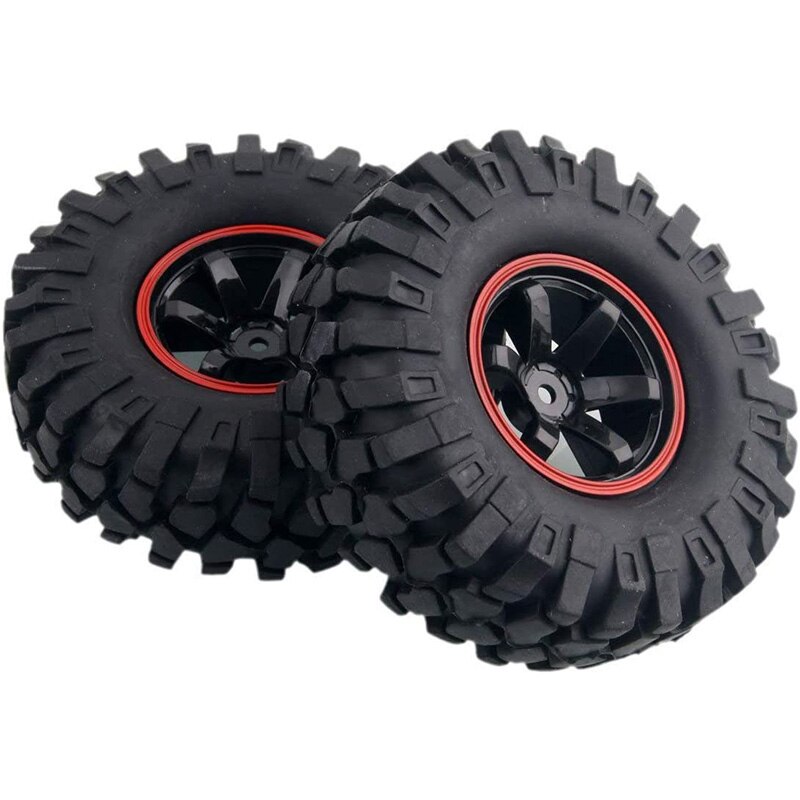 4Stck 1,9 Zoll 96mm 1/10 Skala Reifen mit Felge für 1/10 SCX10 Tamiya CC01 D90 CC01 RC Felsen Raupe Teile