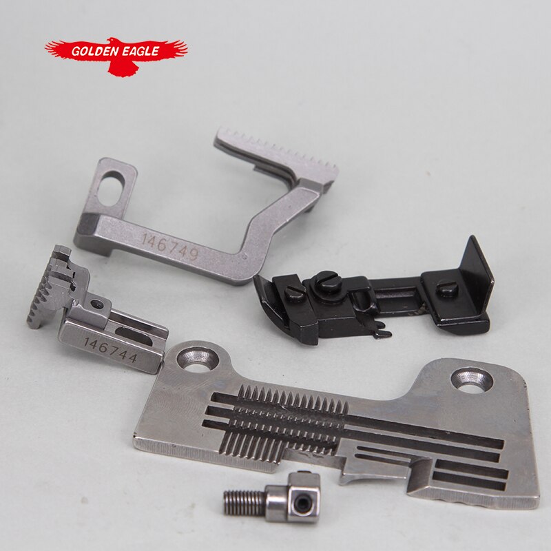 Juego de manómetros para Brother EF4-B531, repuestos para máquina de coser Industrial, prensatelas para máquina de coser