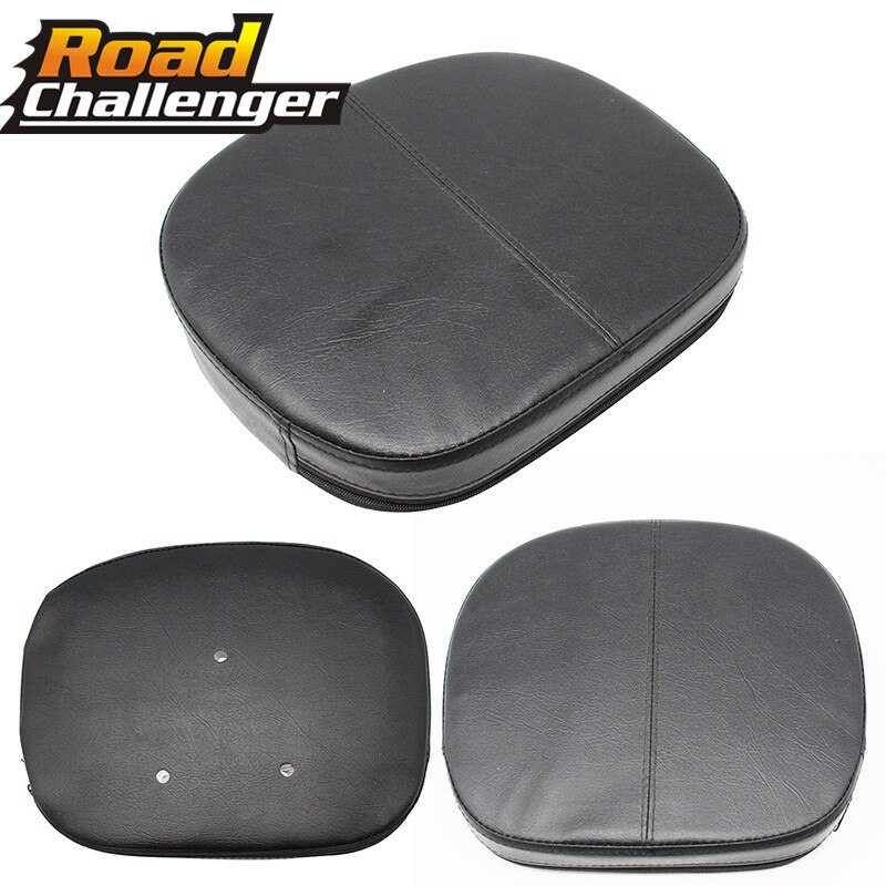 Almohadilla de respaldo de pasajero para Harley Touring Road King Street Electra Glide FL FLHT FLHX, barra Sissy desmontable negra