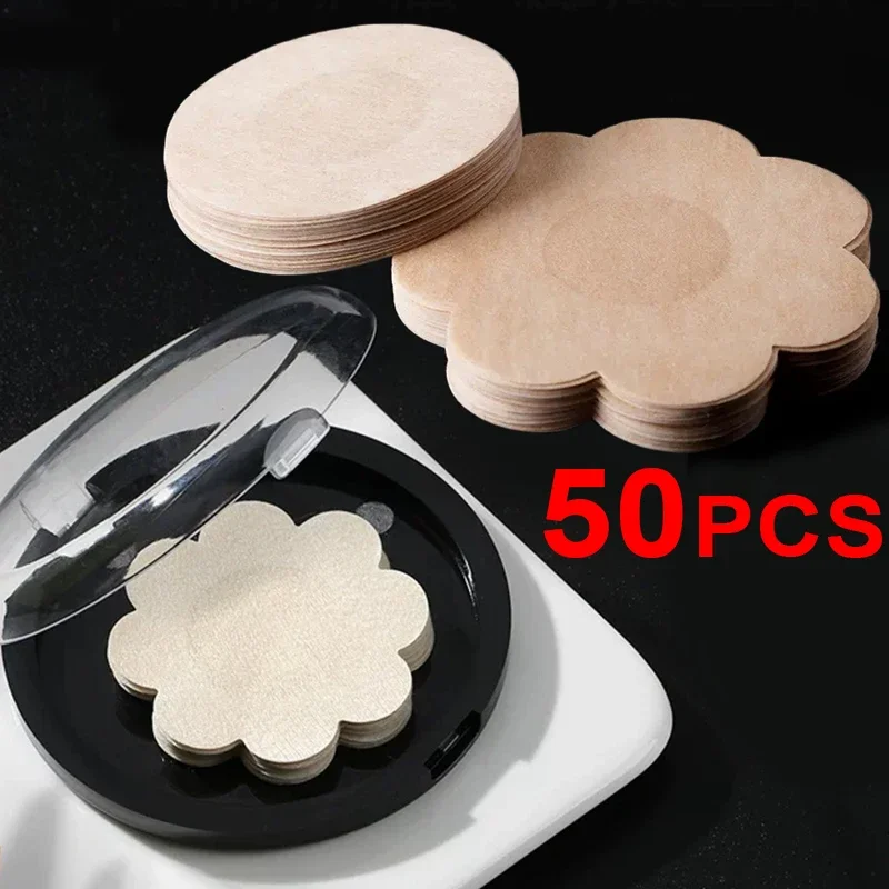 Niet-geweven onzichtbare tepelpasteitjes Borstlift Tape Overlays op BH Stickers Borst Eenmalige tepelhoezen Pads Accessoires