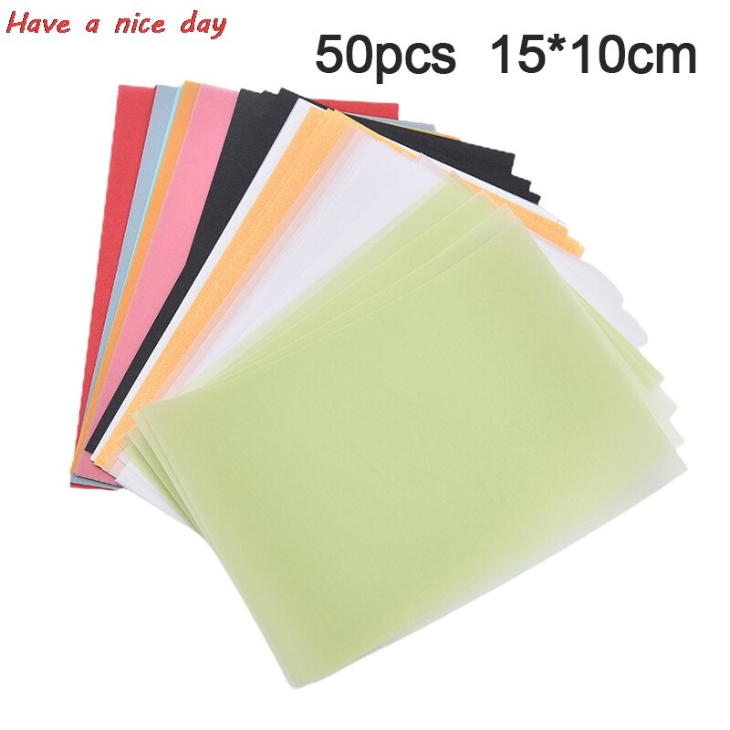 15*10cm PVC Colorful Transparent Sheet Model Plastic Sheet For DIY Scrapbooking Handmade: A1