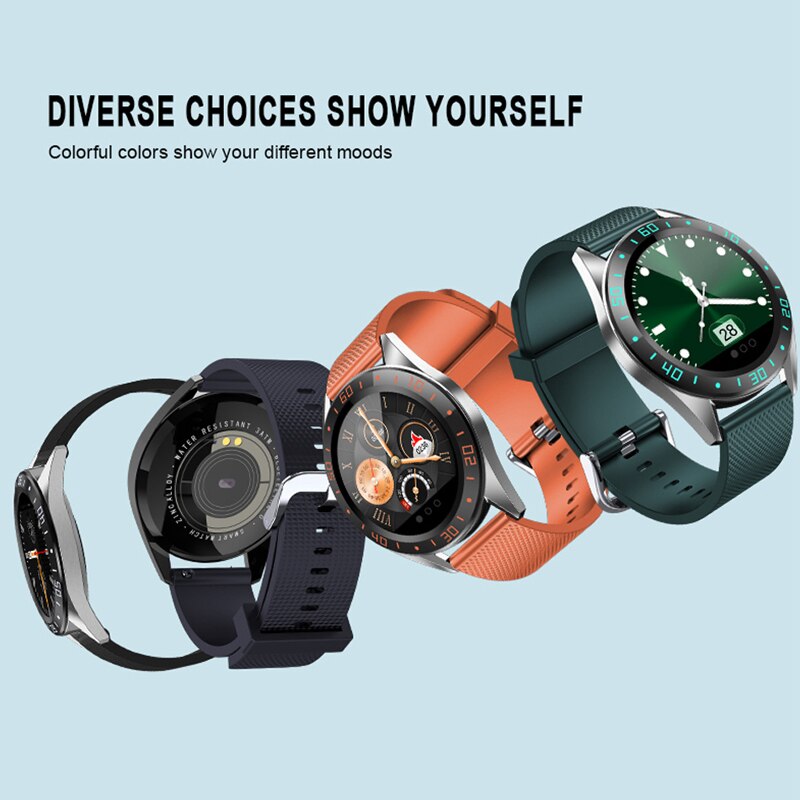 Bakeey GT105 Heart Rate Blood Pressure Monitor bluetooth Weather Push Music Control Black Silicone Smart Band Men Women