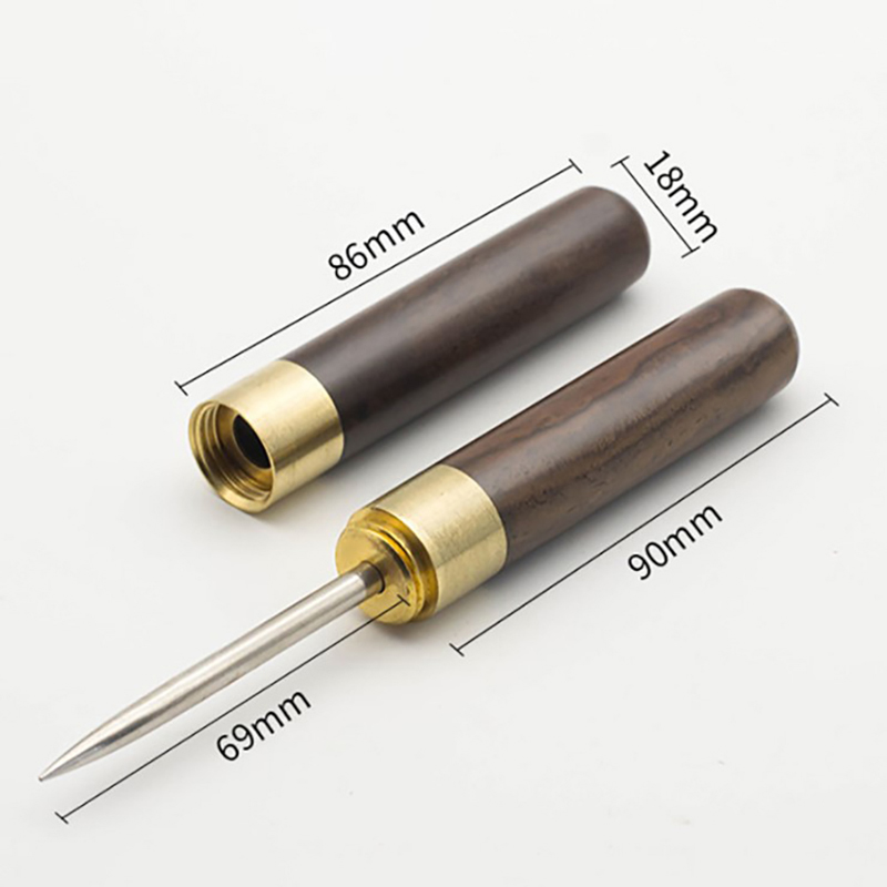 Stainless Steel Ice Pick with Wooden Handle Manual Ice Carving Tool Home Ice Crushers Bar Bartender Tool Kitchen Picnics Tool: N1