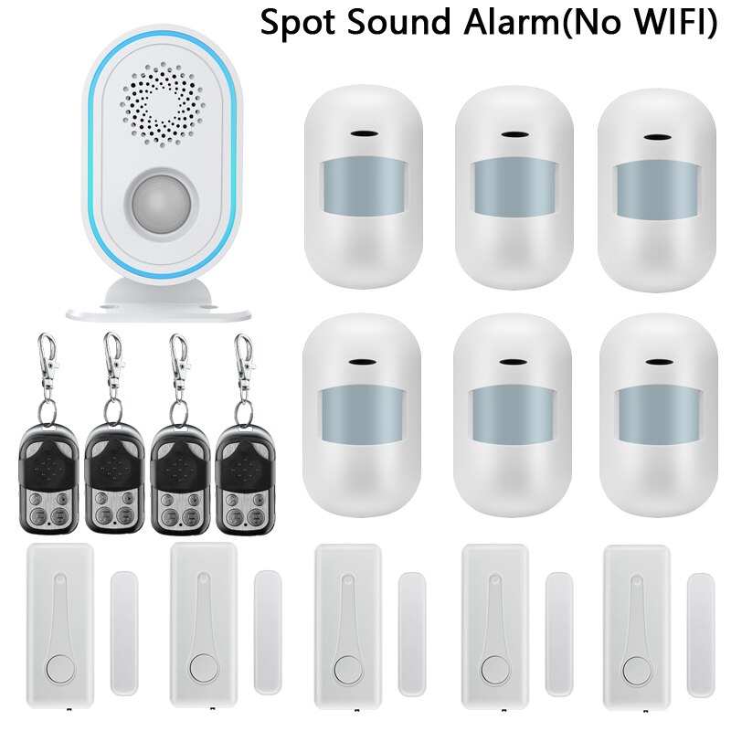 Alarm System for Home Burglar Security 433MHz WiFi Tuya smart Alarm Wireless Tuya Smart House App Control