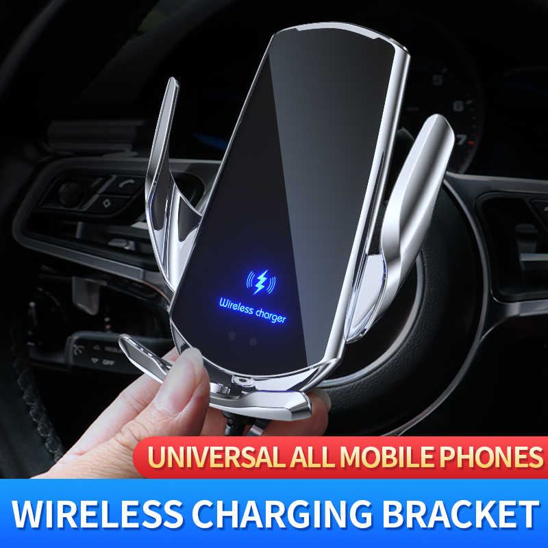 upgrade auto mobiele telefoon houder 15w draadloos opladen draagbare autohouder mobiele telefoon beugel stand in auto's accessoires apparaat