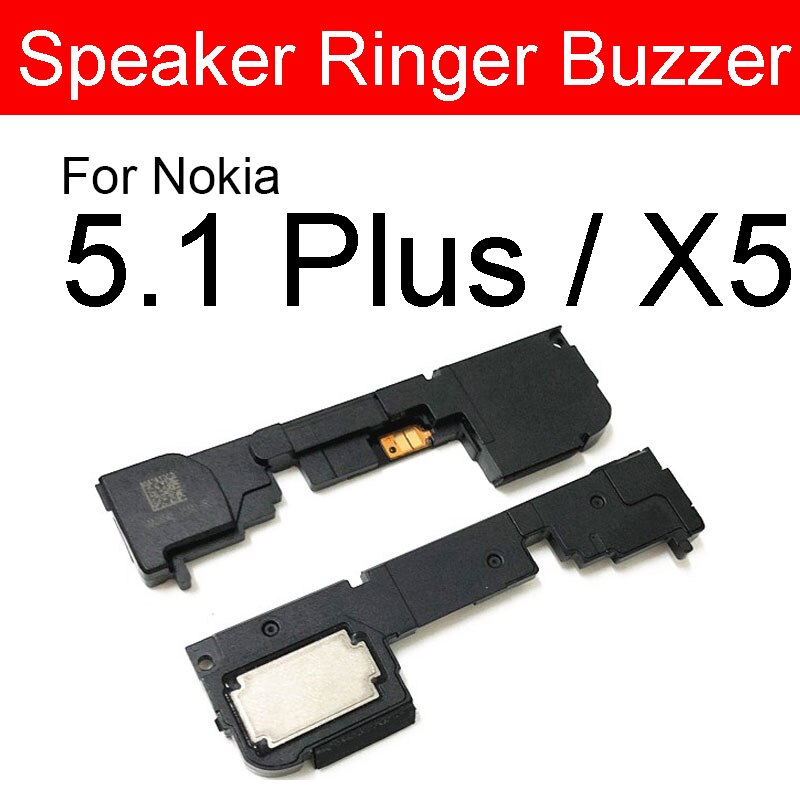 Laut Lautsprecher Klingelton Für Nokia 9 3 4,2 5 6 7 5,1 6,1 7,1 Plus 8 sirocco X5 X6 X7 x71 LouderSpeaker Sommer biegen Kabel Ersatz: Pro Nokia 5.1Plus X5