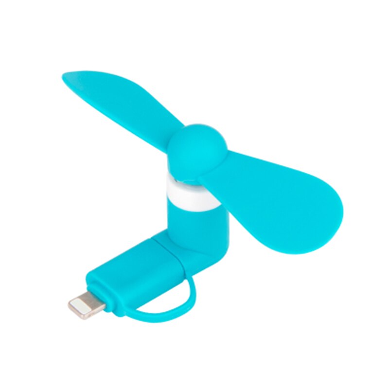 Miniventilador USB portátil original para teléfono móvil, dispositivo USB, ventilador Usb para USB-C tipo C, Mini ventilador portátil 2 en 1 para Iphone