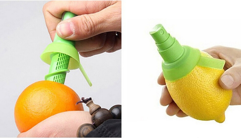 1pc appelsinjuice presse juice juicer citron spray tåge appelsin frugtpresser sprøjte køkken madlavningsværktøj  ok 0265