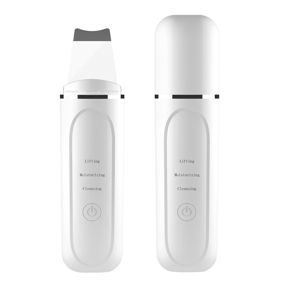 Skin Scrubber Facial Skin Scrubber Electric SPA Gentle Blackhead Remover Ultrasonic Facial Cleaner Spatula Face Lifting Massager