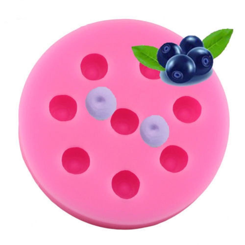 3d frukt jordbær bringebær blåbær silikon fondant form godteri kake dekor sjokolade sugarcraft form kjøkken bakeverktøy
