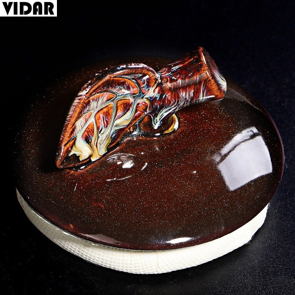 Vidar ovenwissel thee blikken keramische verzegelde blikken huishoudelijke pu'er guanyin thee verpakkingsdoos zwarte aardewerk opslag wake thee blikken