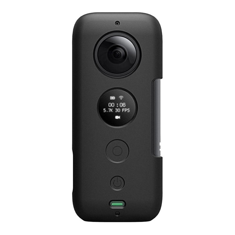 Puluz  pu399 siliconen hoesje voor insta 360 one x siliconen hoesje voor insta panoramische bewegingscamera hoesje accessoires