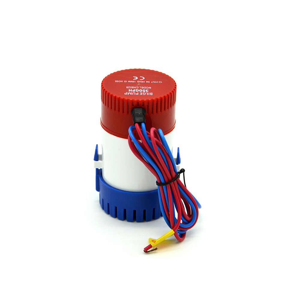 12 V/24 Volt 350GPH Bilge Pomp Met Bilge Schakelaar, Dompelpompen Boot Waterpomp Set, elektrische Pomp Voor Boten