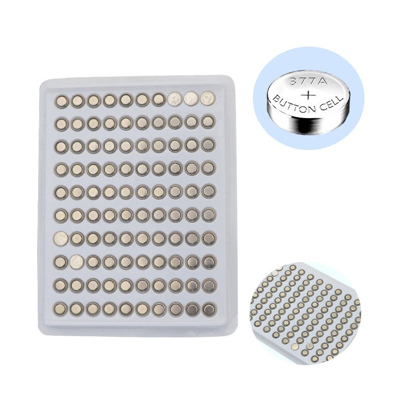 50 pcs AG4 1.5 V Zn/MnO2 377A 377 LR626 SR626SW SR66 LR66 bouton pile bouton pile pile Batteria batteries Gadgets