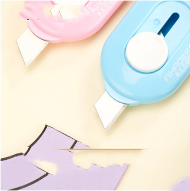 Wie Mini tragbare kleine kunst messer äußern Kasten Öffner brieföffner büro papier Cutter tapete messer 6964