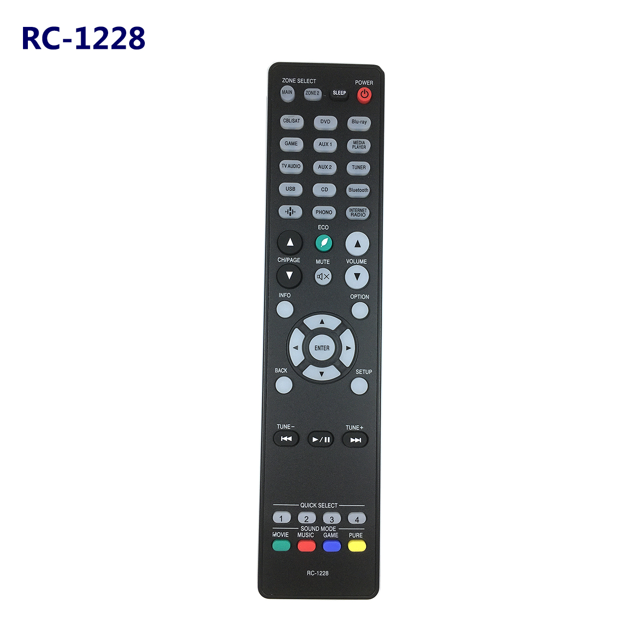 RC-1228 AV Récepteur Télécommande pour Denon AVR-X2300W AVR-X3300W AVR-X5200W AVR-X3400H AVR-S950H