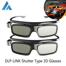 Lunettes 3D pour Xiaomi JMGO XGIMI, projecteur TV intelligent DLP-LINK, accessoires de cinéma pour maison