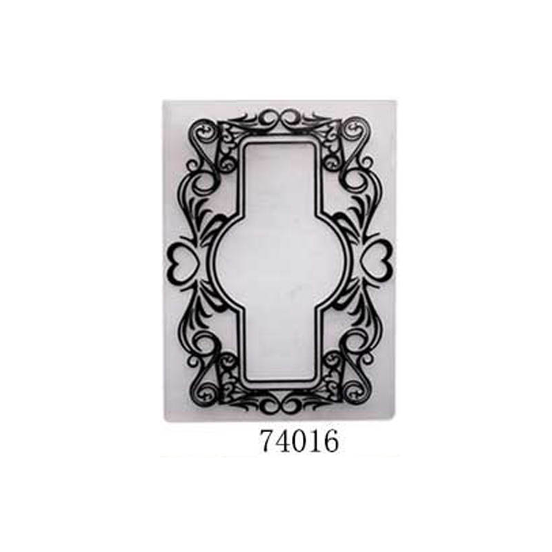 1Pcs Making Paper Cards DIY Photo Album Multifunction Embossing Folder Template Embossing Plastic Wedding Decoration: 74016 ancient