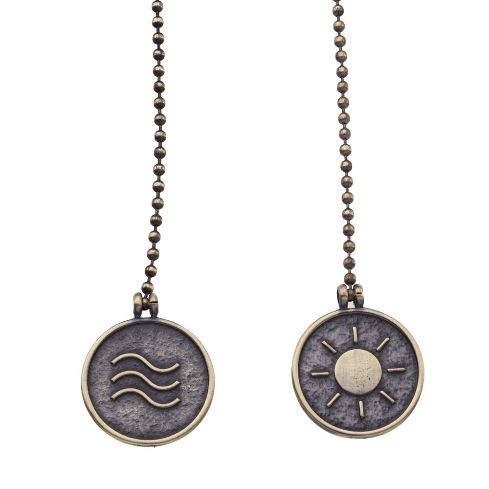 1Pc Extension Chain for Pulling Switch Ceiling Fan On-off Extension (Green Bronze)