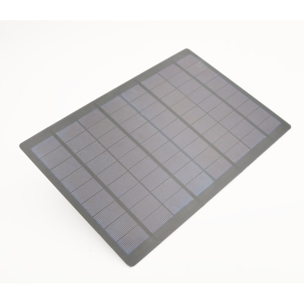 18v 9w 500ma solpanel polysilicium gør-det-selv batterioplader lille mini solcelle batteri kabel legetøj solar lys 18v