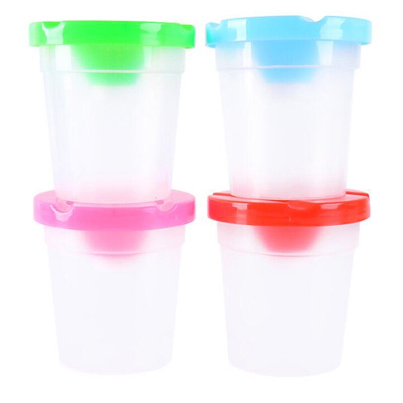 1 pcs DIY Children Washing Cup Writing Brush Cup Paint Cup Painting Handmade Accessories Water Leakage Prevention
