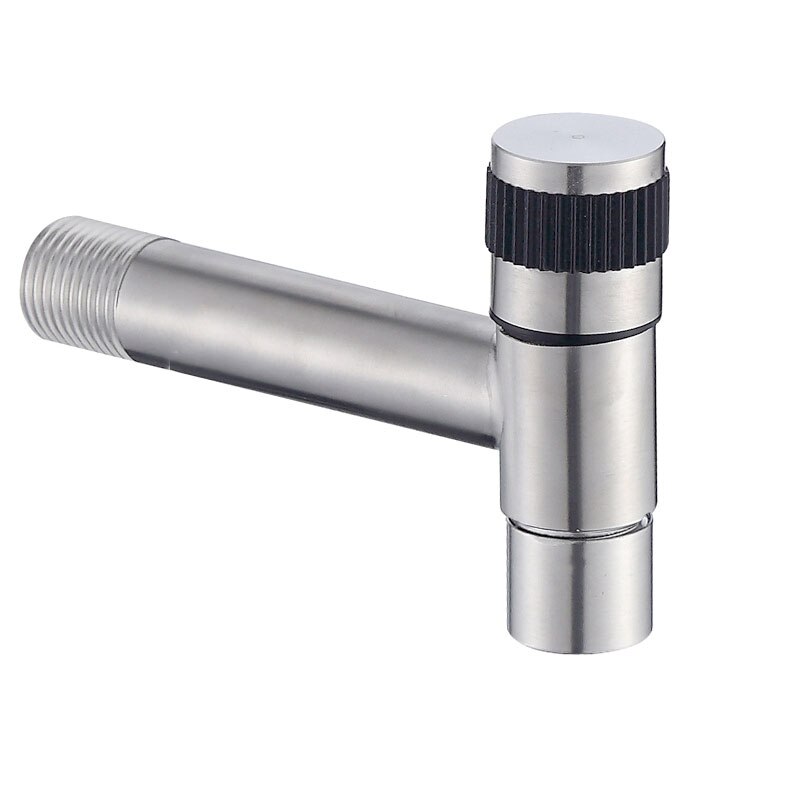 Wall Mounted Washing Machine Tap Faucet Stainless Steel Quick Open Single Cold Water Tap Outdoor Garden Bibcock Mop Pool Tap: A1