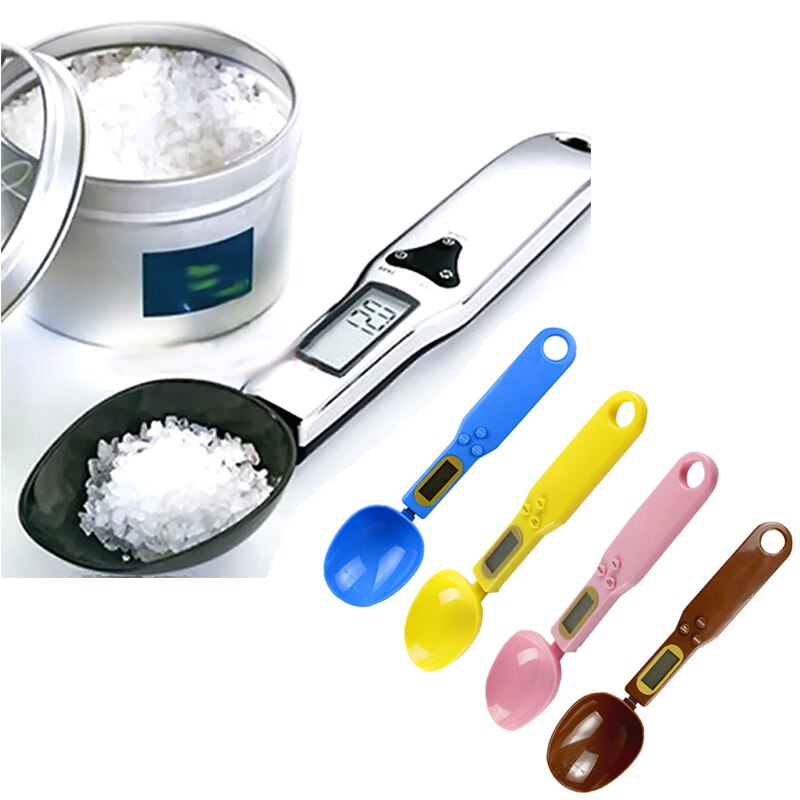 Cucharas de medición Digital de precisión, balanza electrónica LCD Digital de 500g/0,1g, báscula de alimentos, Mini báscula de cocina